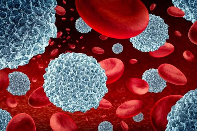 白细胞和免疫疗法淋巴细胞以血液为概念，通过免疫系统作为微观生物学符号，在人体内部作为三维说明.